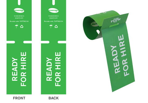 SUPA TUFF™ Hire Tag - Ready for Hire - TUFFTAG104