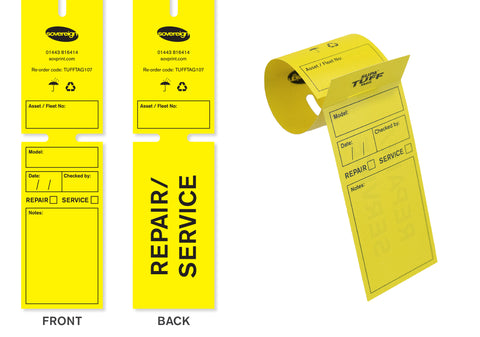 SUPA TUFF™ Hire Tag - Repair/Service - TUFFTAG107