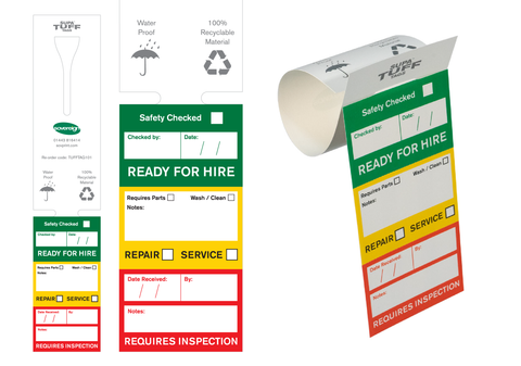 SUPA TUFF™ Hire Tag - 3 in 1 - TUFFTAG101