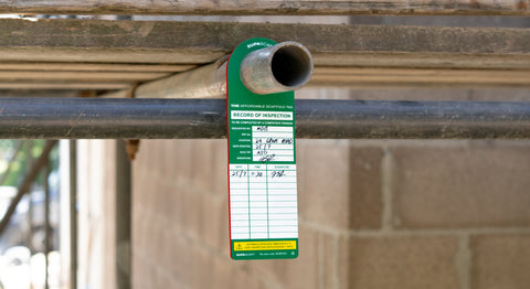 SUPASCAFF™ Double Sided  Folding Inspection Tag Pack - SCAFF008
