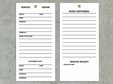 Repair Tags - 80x160mm