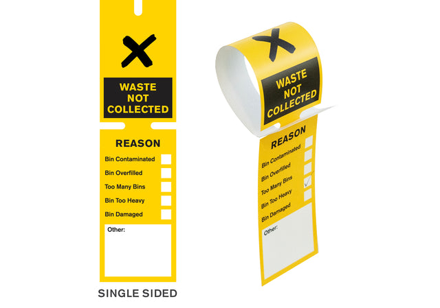 SUPA TUFF™ Tag - Waste Not Collected - TUFFTAG109 – Sovereign Print