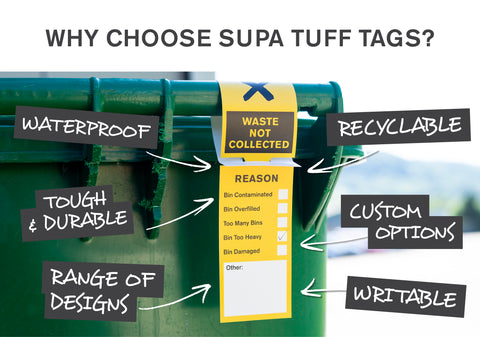 SUPA TUFF™ Tag - Waste Not Collected - TUFFTAG109