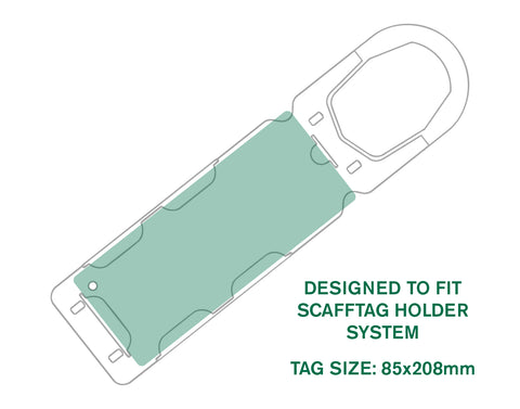 SUPASCAFF™ Scaffold Inspection Tag Inserts