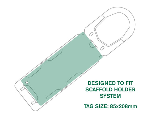 SUPASCAFF™ Scaffold Inspection Tag Inserts - SCAFF007